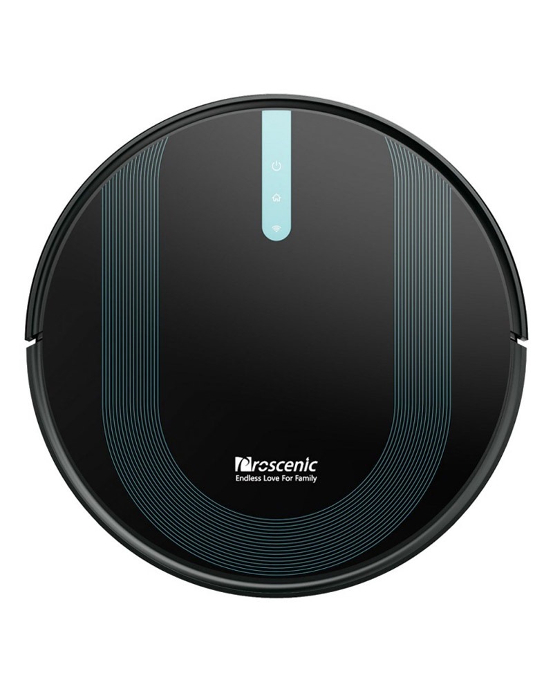 proscenic 850T zwart robotstofzuiger bovenkant proscenic 850T zwart robotstofzuiger bovenkant