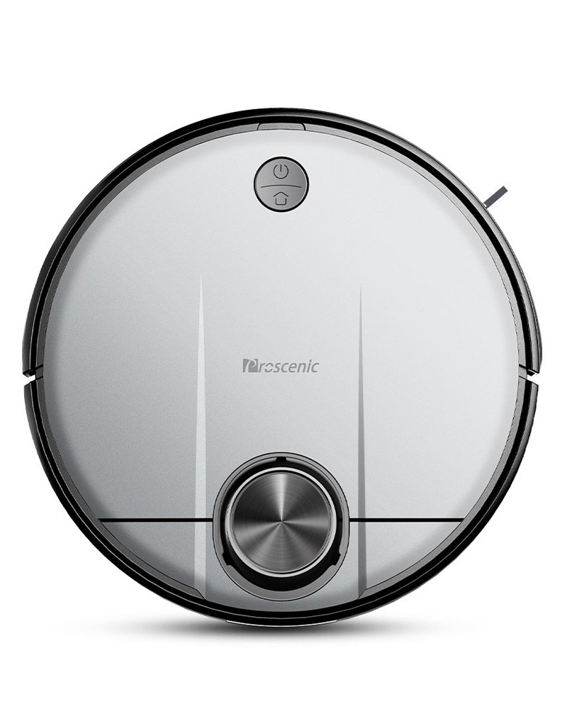 proscenic m6 pro zilvergrijs-robotstofzuiger bovenkant proscenic m6 pro zilvergrijs-robotstofzuiger bovenkant